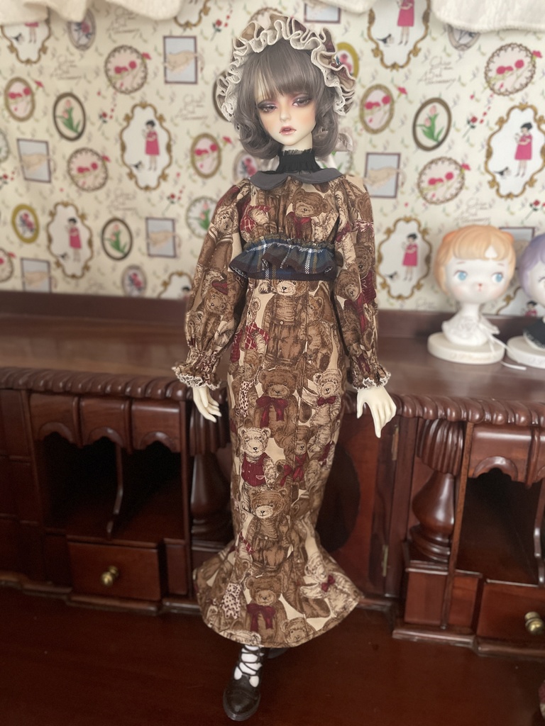 ②くまさん和モダンの着物風お洋服