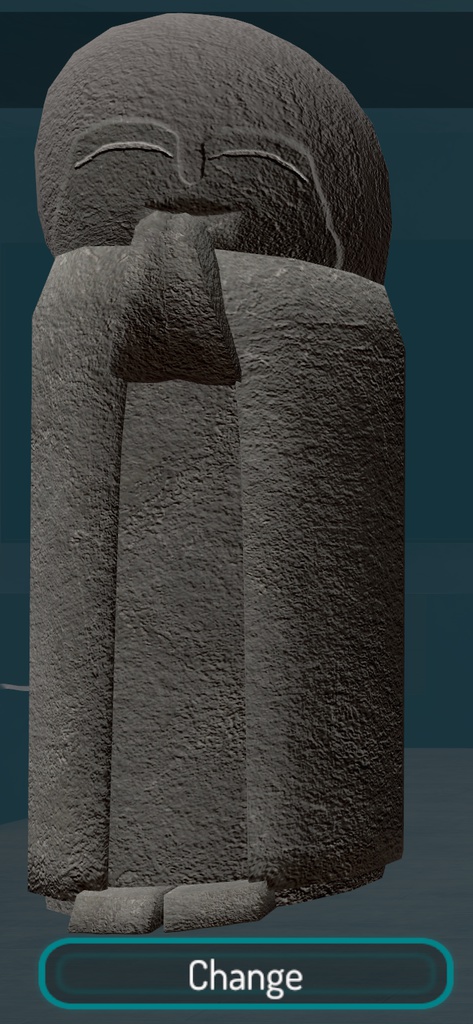 お地蔵さん「TeTeZ0-SAN」VRC向け Unity package