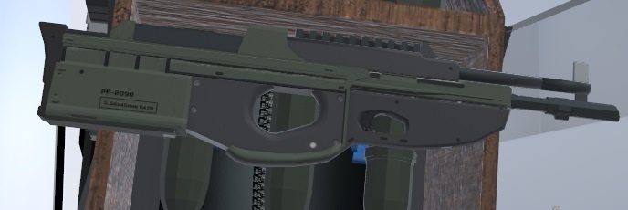 アサルトライフル「PF-2090」 VRC向け FBX&Unity package