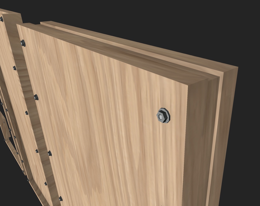 軍事系練習用壁「TraningWall」 VRC向け FBX