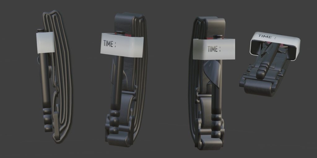 止血帯 Tourniquet 【3Dモデル】【FBX】