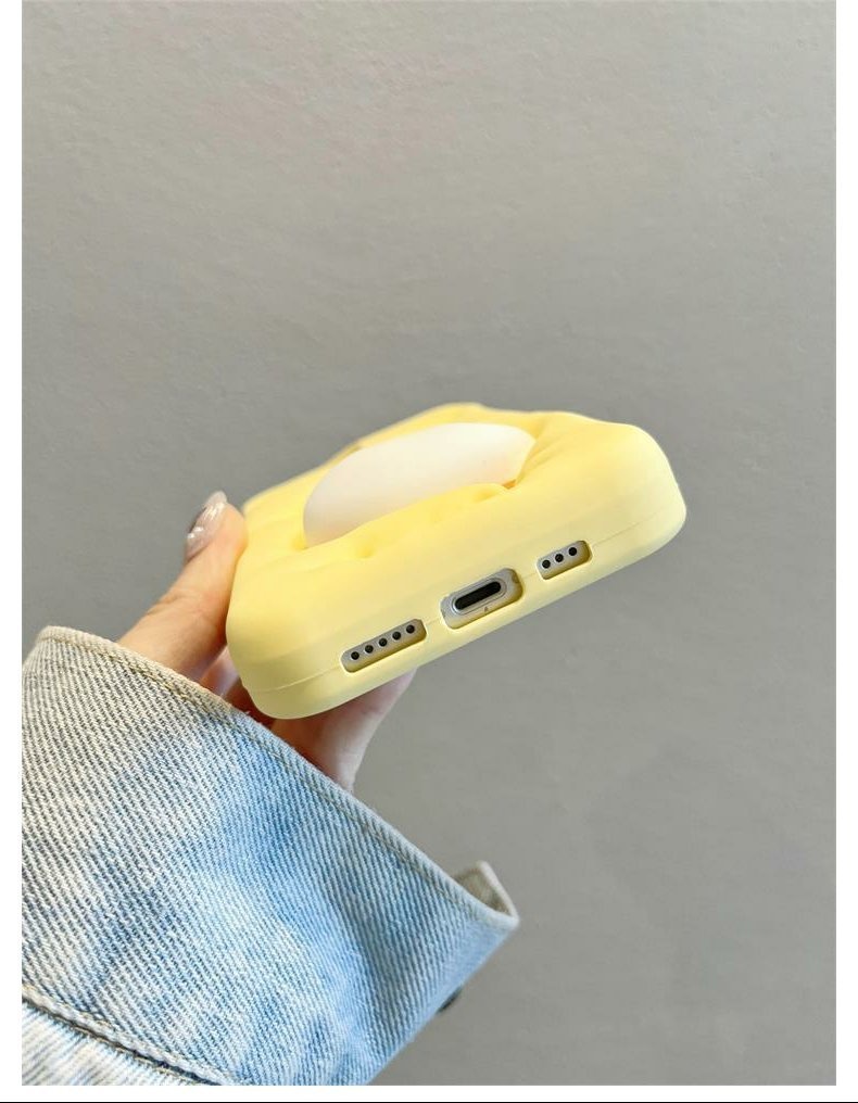 3D可愛いダック iPhoneケース ストレス解消 減圧グッズ