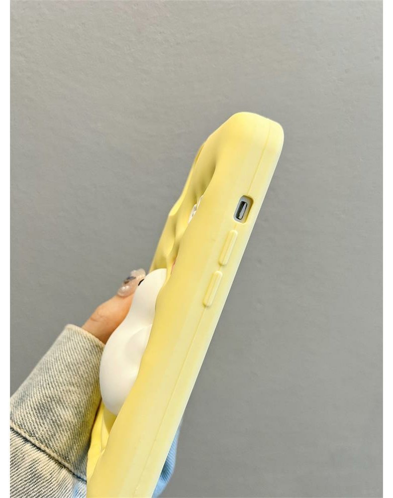 3D可愛いダック iPhoneケース ストレス解消 減圧グッズ