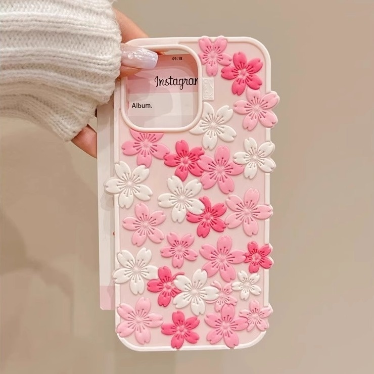 花柄のiPhoneケース