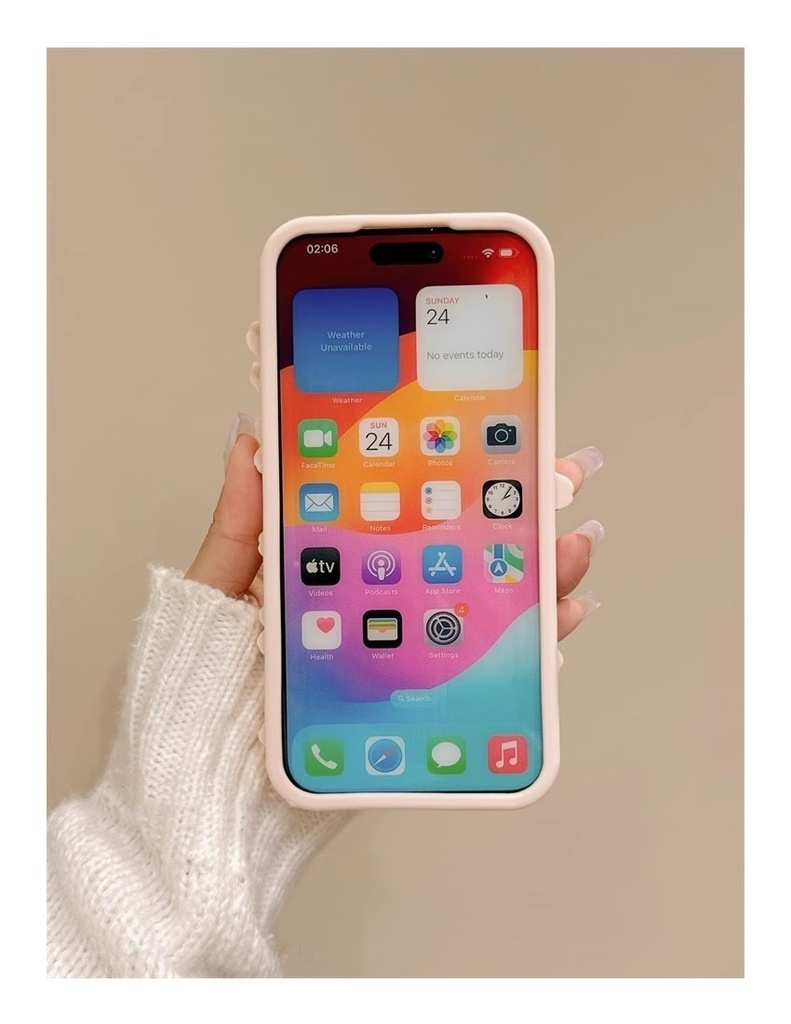 花柄のiPhoneケース