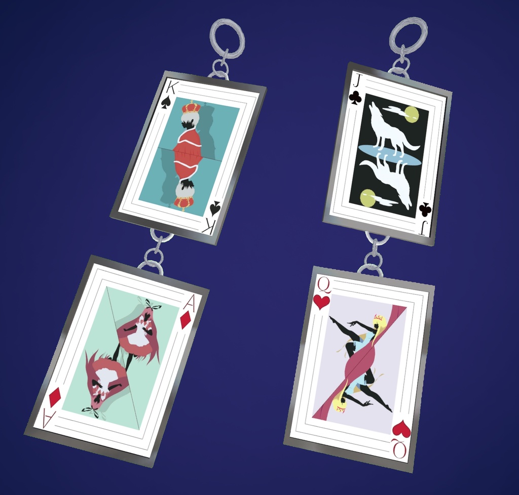 トランプピアス&アクセサリー