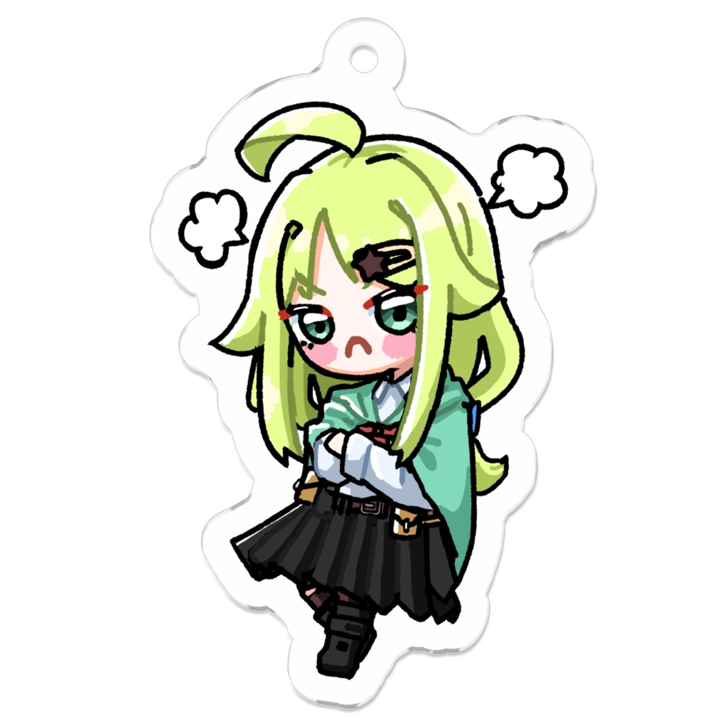 ぷんすこアクキー：らいむちゃん
