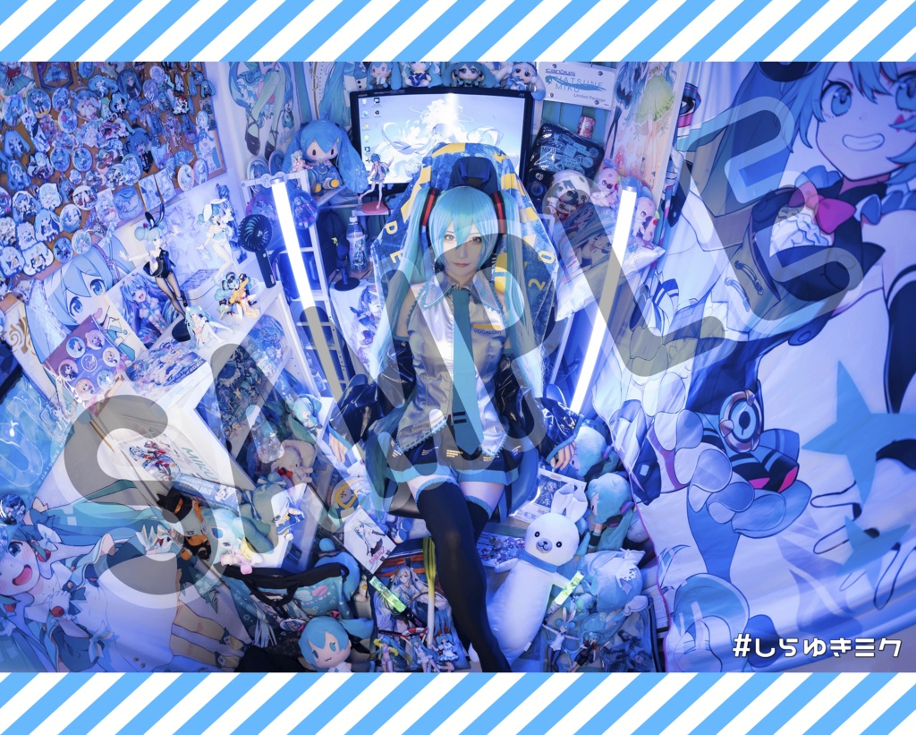 しらゆきミク オリジナルタペストリー2021 (Type-B)