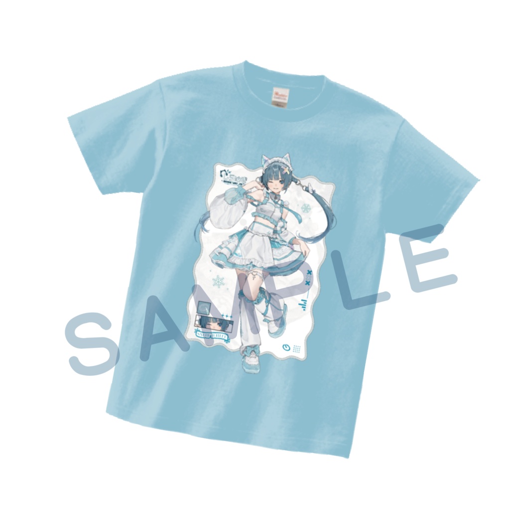 しらゆきイラストTシャツ