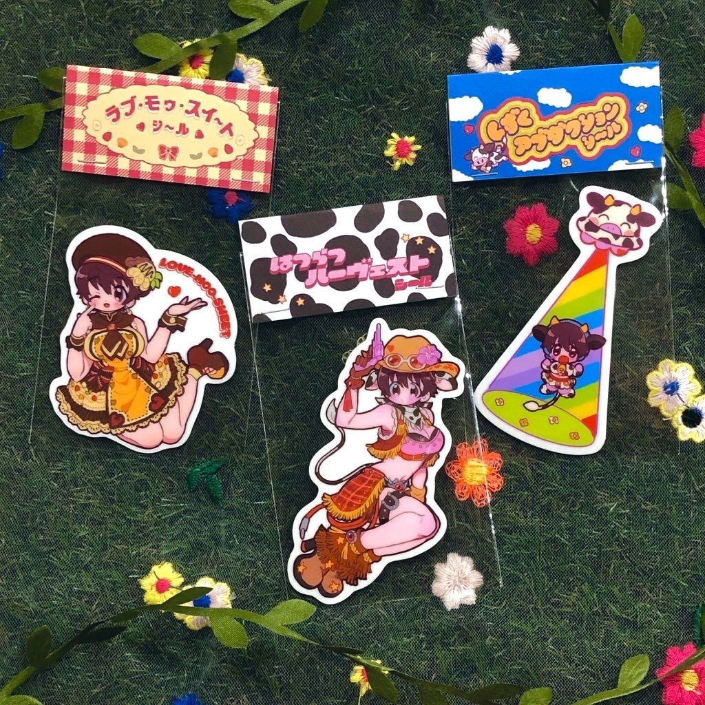 雫ちゃん透明シール