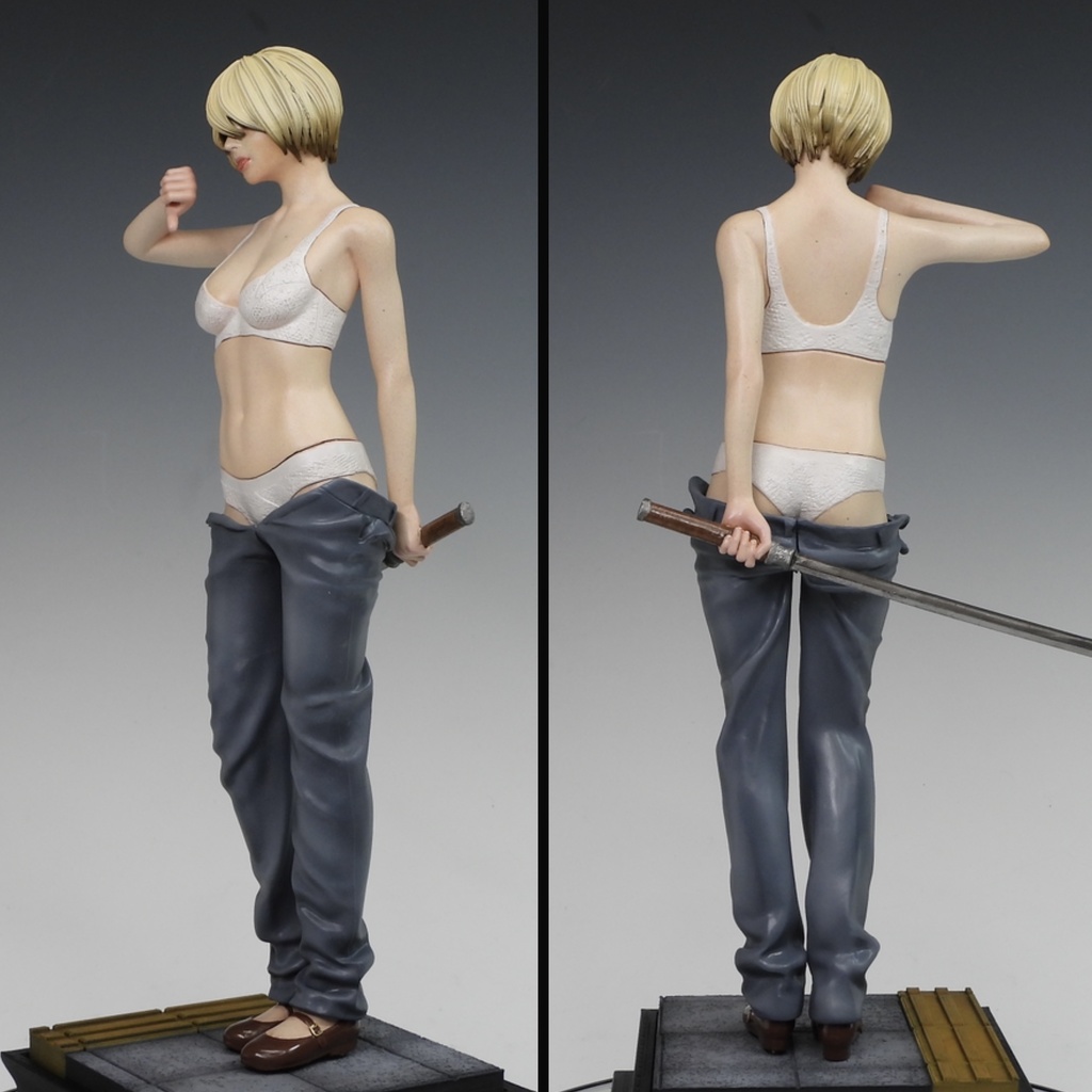 1/6スケール未組み立てガレージキット 「Demon Hunter hunting」