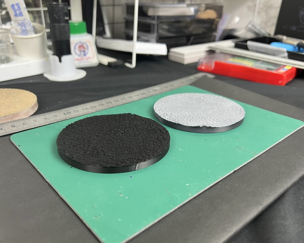 フィギュア用台座 1/6・1/7スケール 砂浜 未塗装 ガレージキット