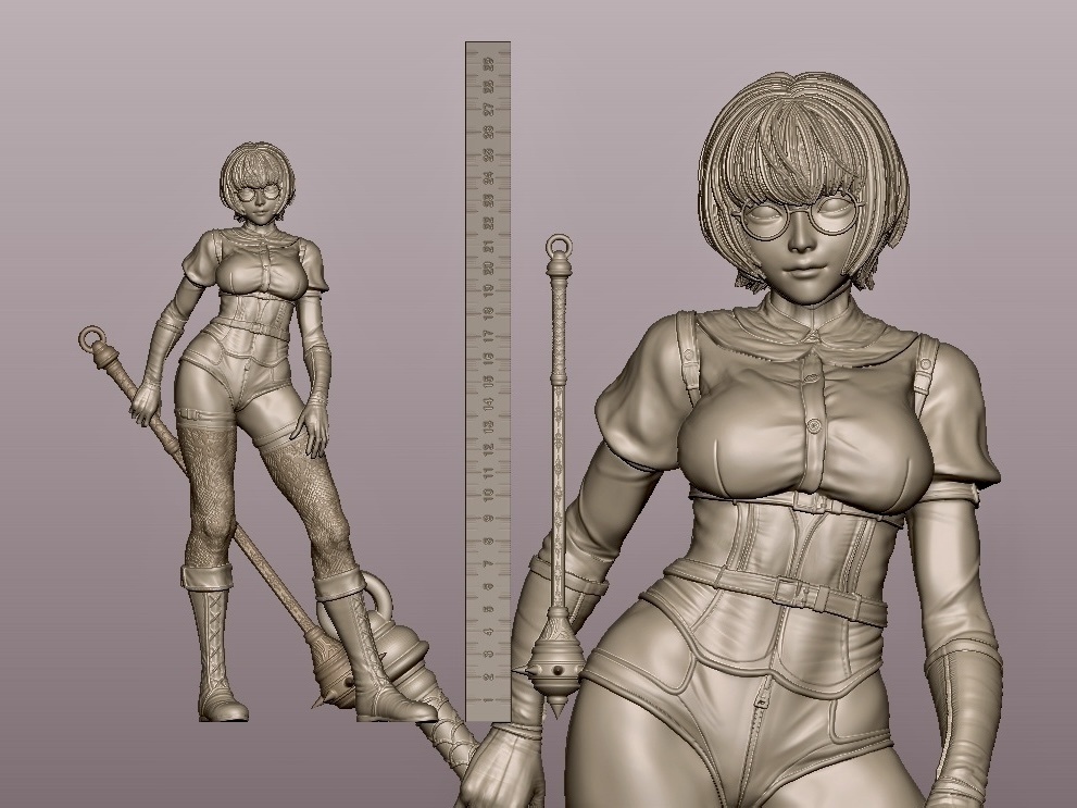 1/6スケール 未組み立てガレージキット「Bondage of the Bookworm」