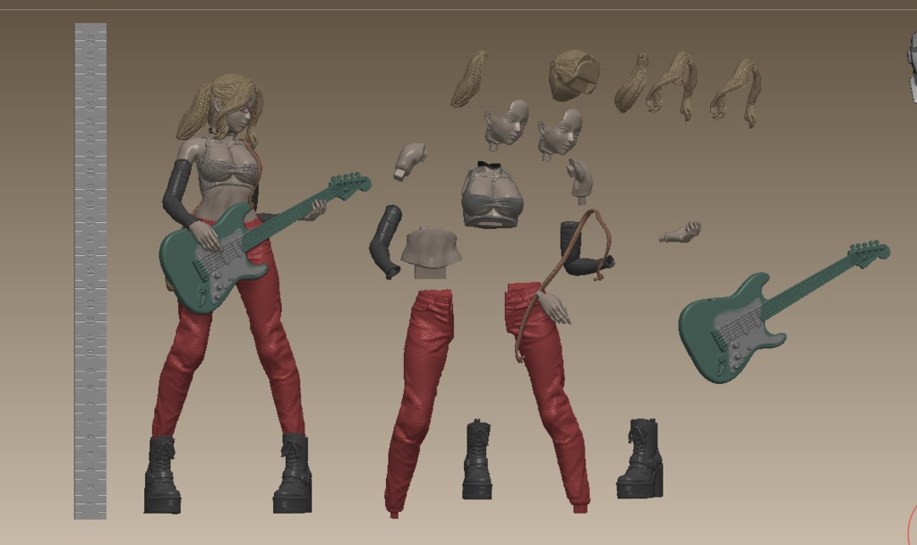 【1月上旬発送】1/6スケール 未組み立てガレージキット「Electric Muse 2015」