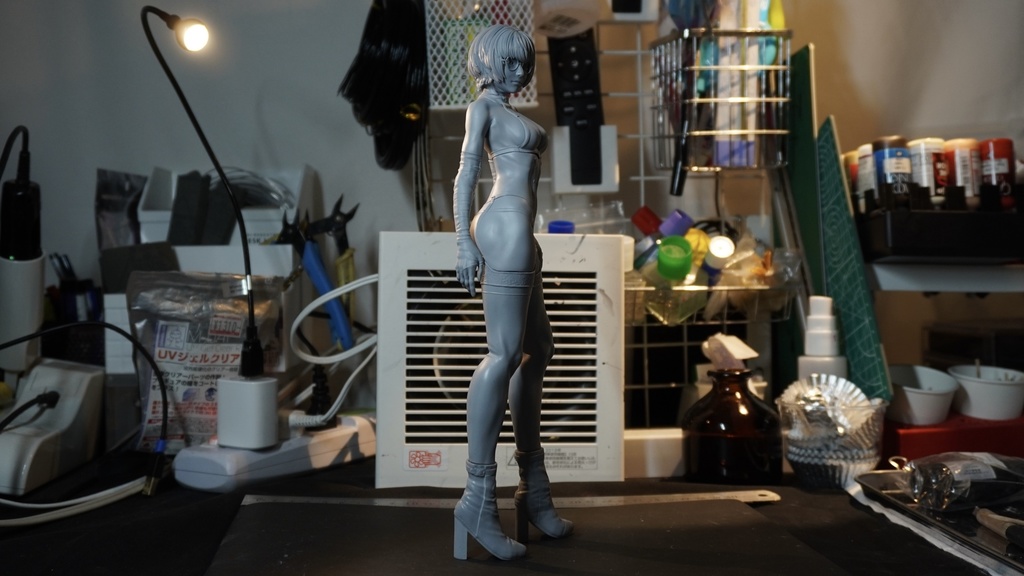 【2月下旬発送】1/6スケール 未組み立てガレージキット「ゴージャス・シルエット-誘惑-」