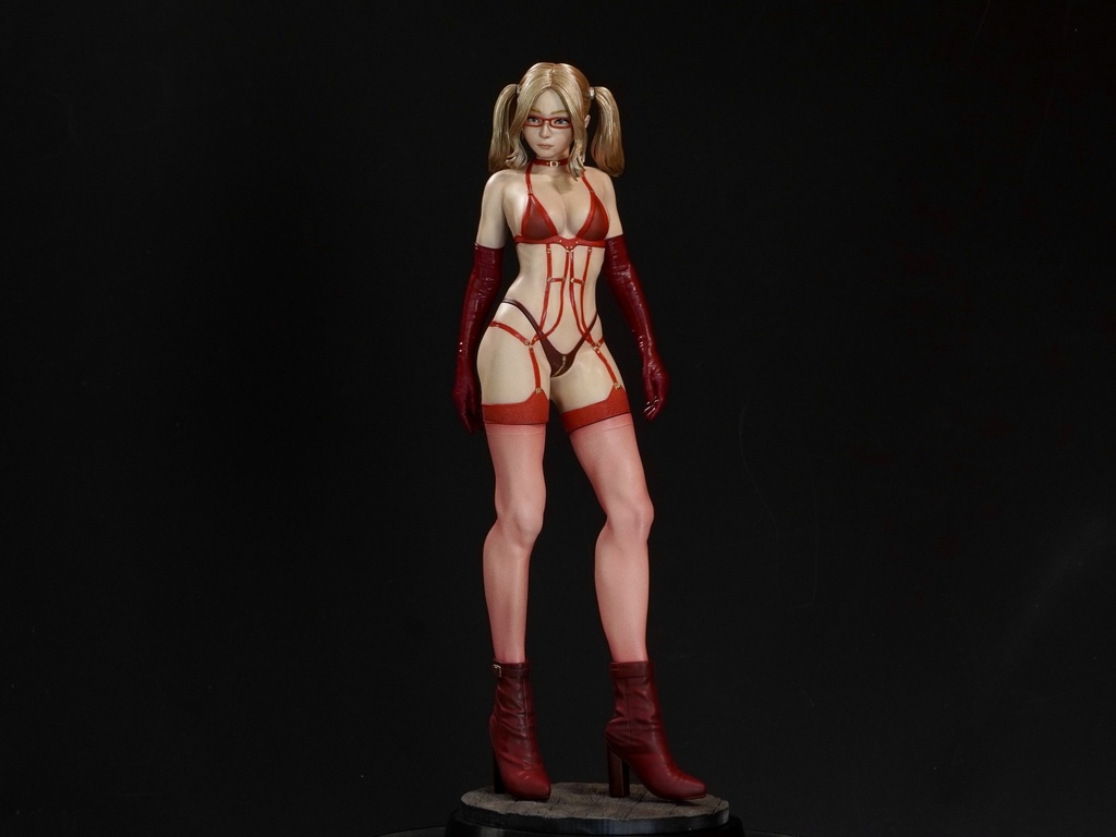 1/6スケール 未組み立てガレージキット「ゴージャス・シルエット-篭絡-」