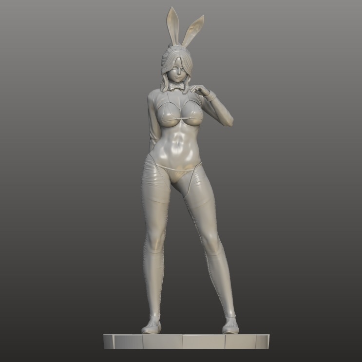 フィギュアSTLデータ「Beckon Bunny」 STL file for 3D printing