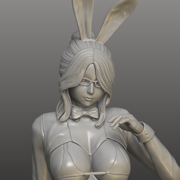 フィギュアSTLデータ「Beckon Bunny」 STL file for 3D printing