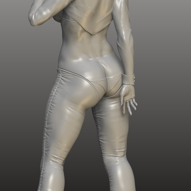 フィギュアSTLデータ「Beckon Bunny」 STL file for 3D printing