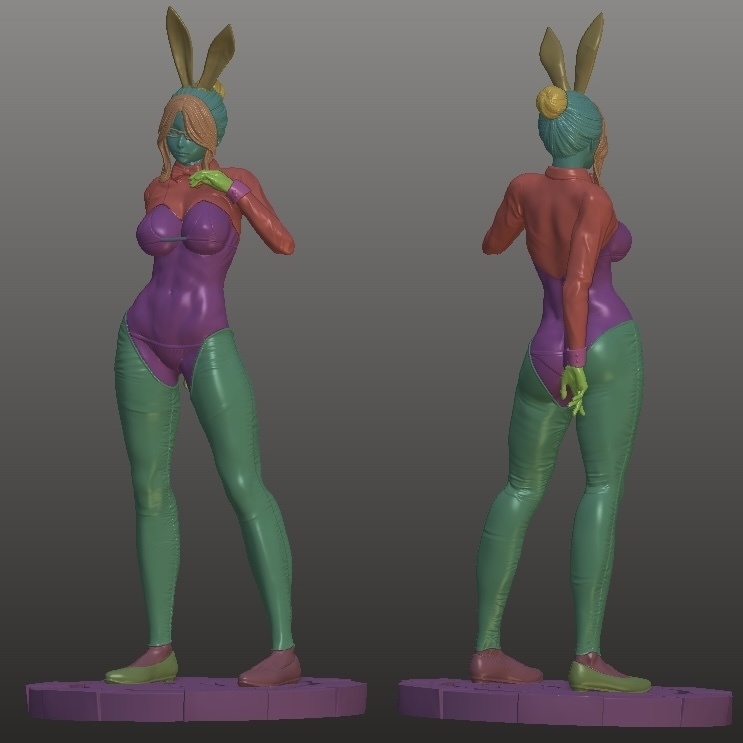 フィギュアSTLデータ「Beckon Bunny」 STL file for 3D printing