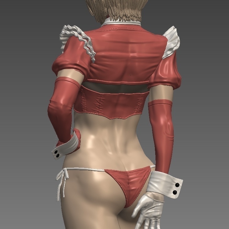 フィギュアSTLデータ「Maidoll Meaning」 STL file for 3D printing