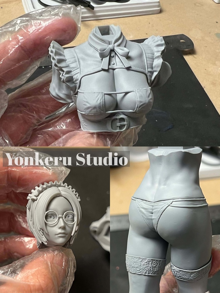 フィギュアSTLデータ「Maidoll Meaning」 STL file for 3D printing