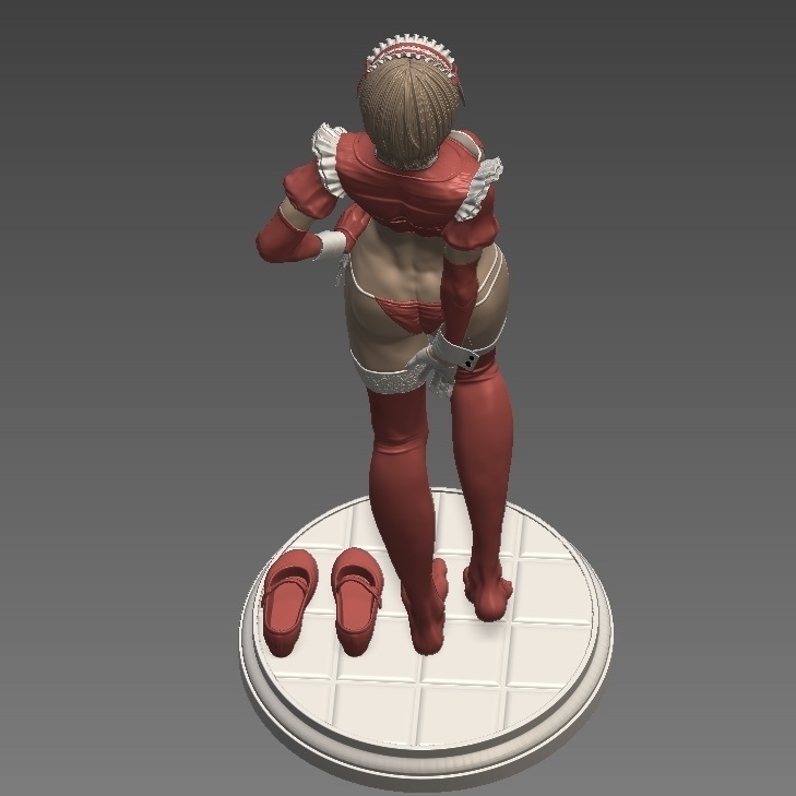 フィギュアSTLデータ「Maidoll Meaning」 STL file for 3D printing