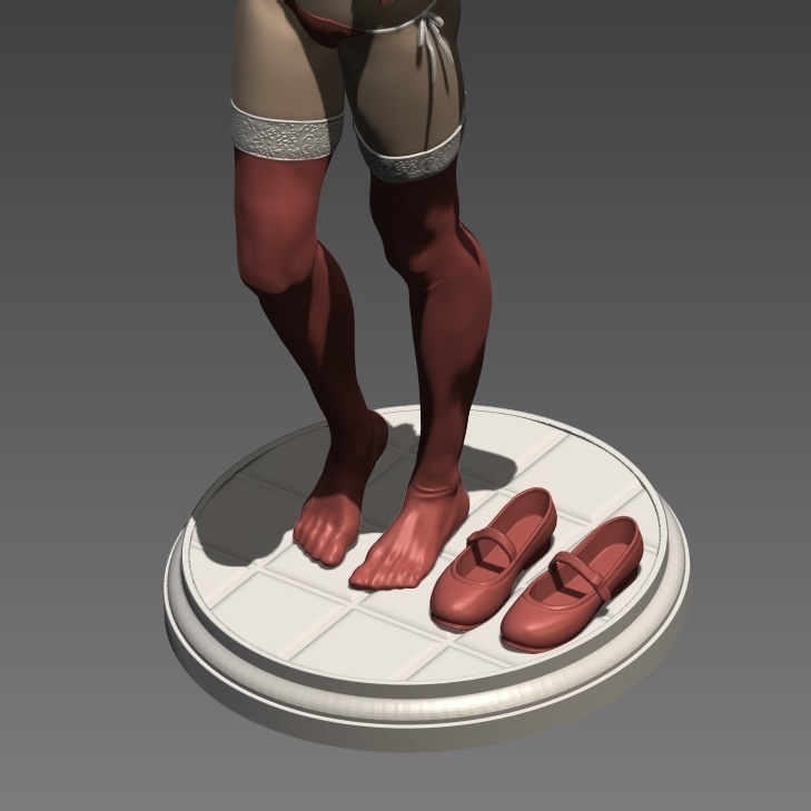 フィギュアSTLデータ「Maidoll Meaning」 STL file for 3D printing