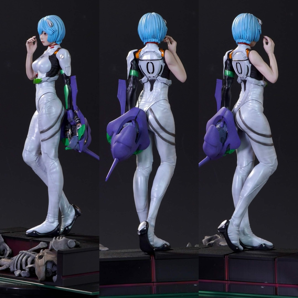 1/6スケール 未組み立てガレージキット「綾波レイ-EVA01HEAD-」限定台座セット