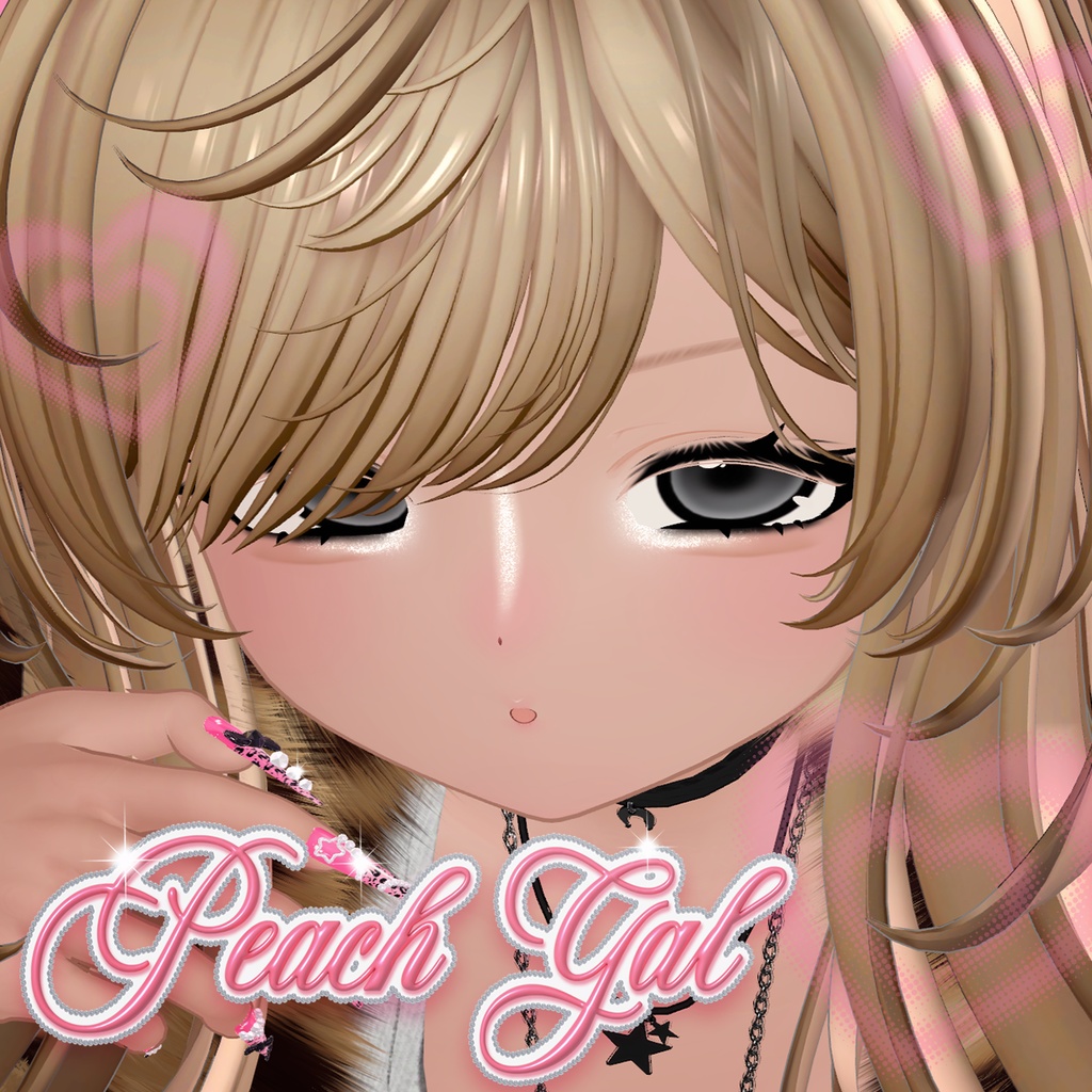 【Chocolat対応】 Peach Gal ｍakeup＆eye texture🍑