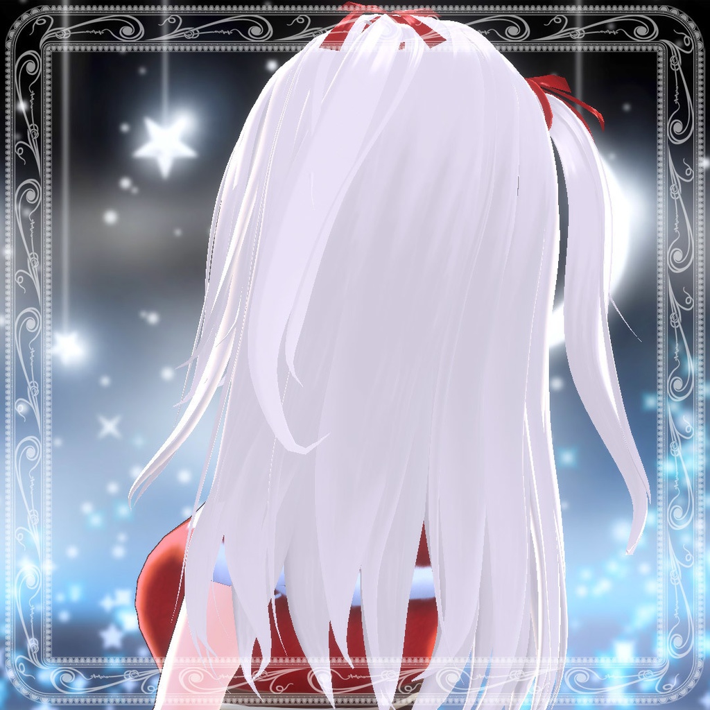 【Vroid βver】ハーフツインテ【ヘアプリセット】