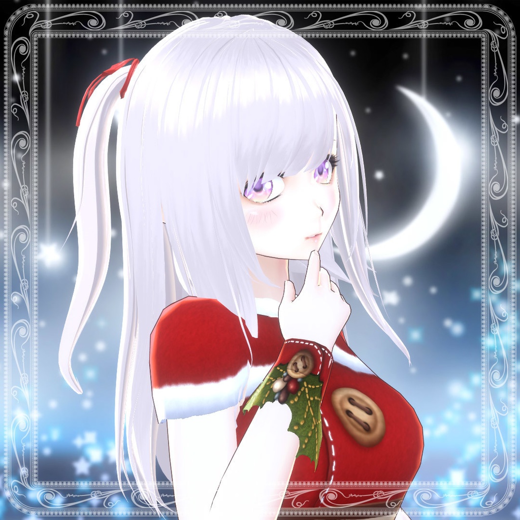 【Vroid βver】ハーフツインテ【ヘアプリセット】