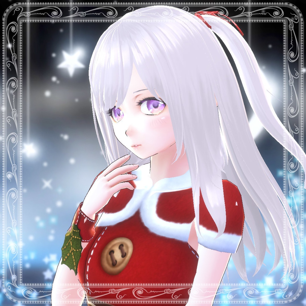 【Vroid βver】ハーフツインテ【ヘアプリセット】