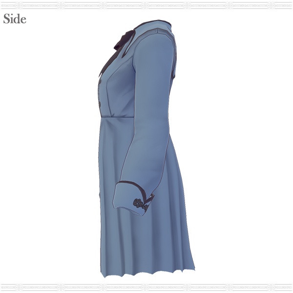 【VRoid用】チャイナ学園ワンピース