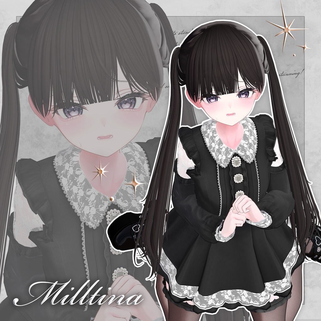 BijouLaceFrillDress(ビジューレースフリルドレス) / 7アバター対応