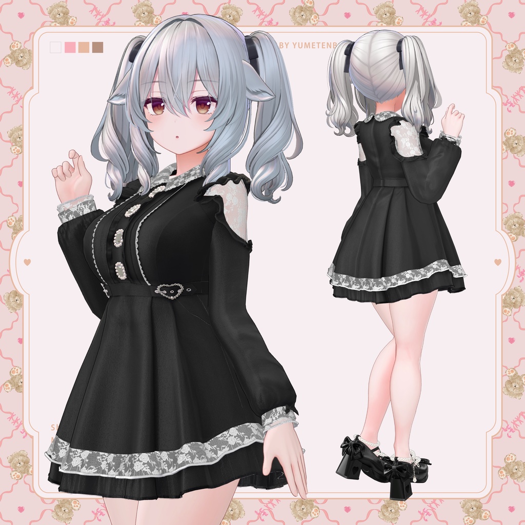 BijouLaceFrillDress(ビジューレースフリルドレス) / 7アバター対応