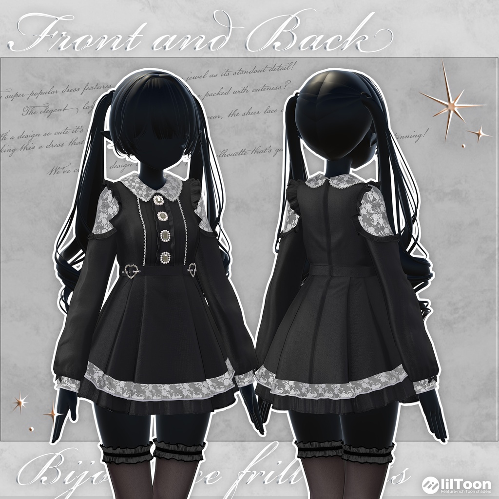 BijouLaceFrillDress(ビジューレースフリルドレス) / 7アバター対応