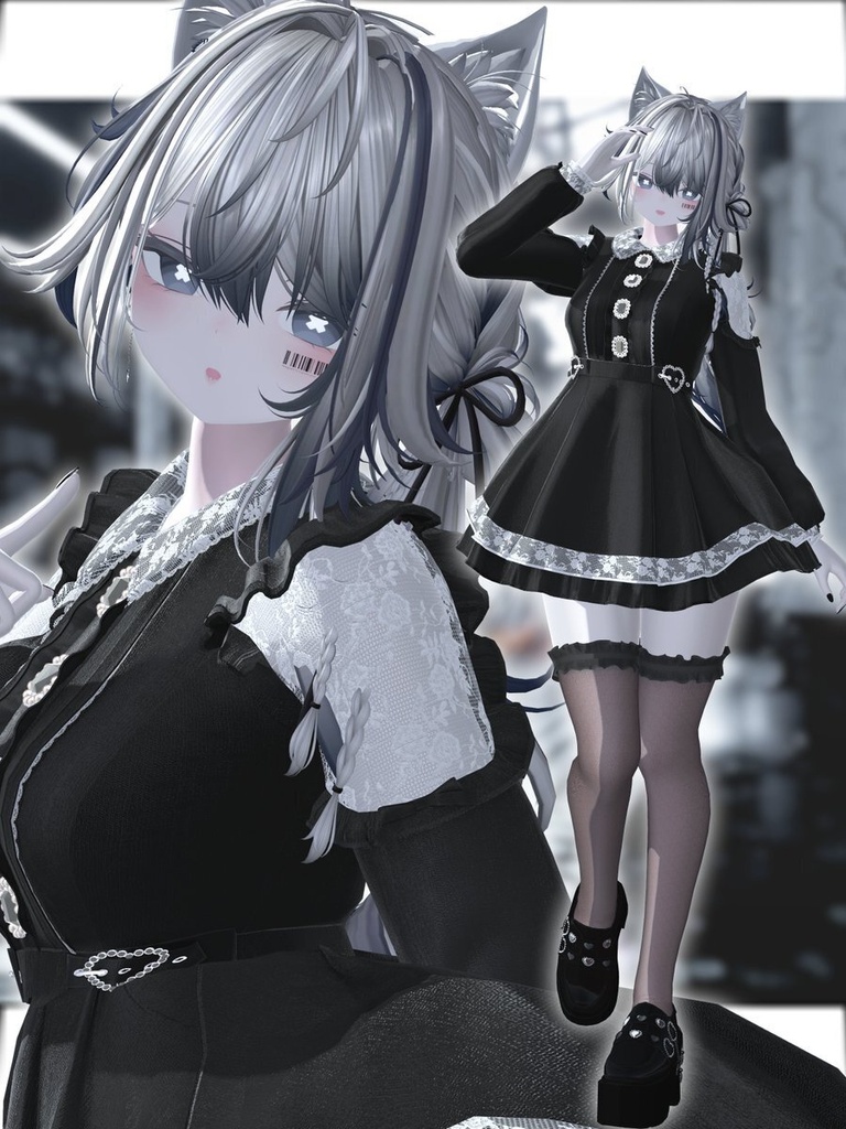 BijouLaceFrillDress(ビジューレースフリルドレス) / 7アバター対応