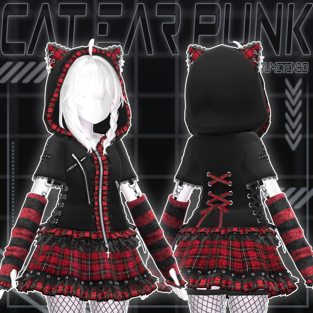✨Xプレゼント企画中✨CatEarPunk / 18アバター対応