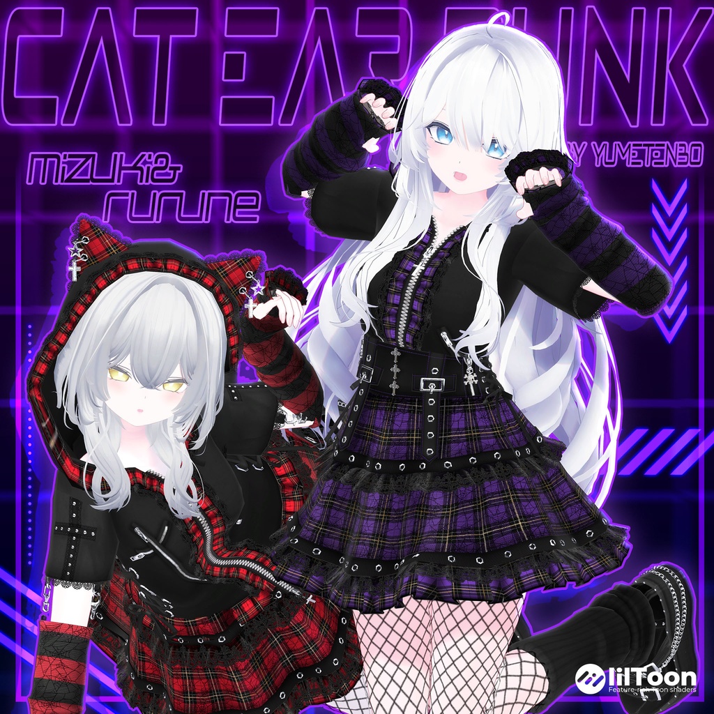 ✨Xプレゼント企画中✨CatEarPunk / 18アバター対応