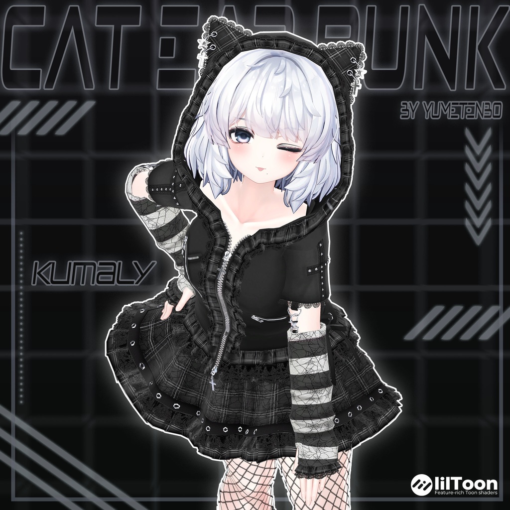 ✨Xプレゼント企画中✨CatEarPunk / 18アバター対応