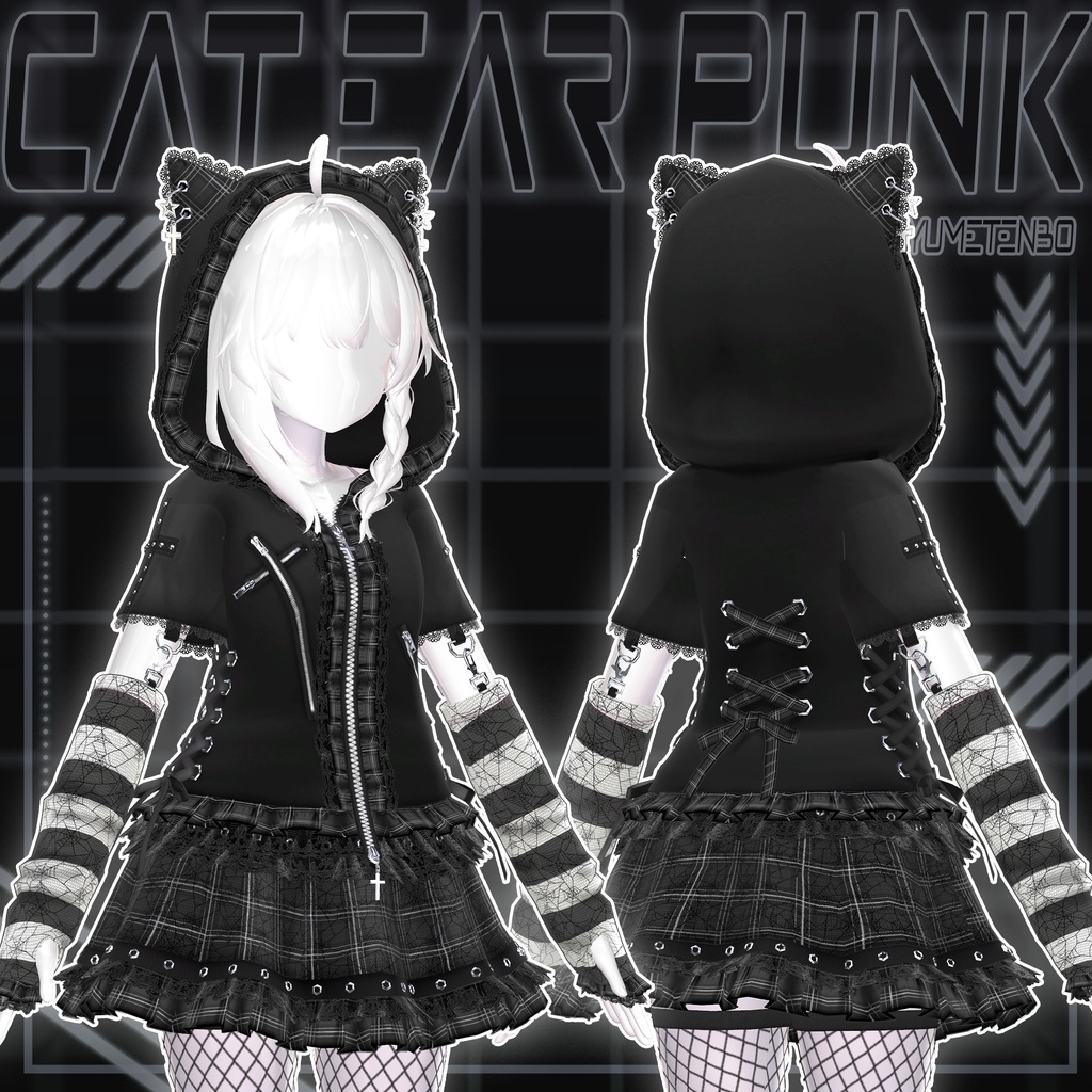 ✨Xプレゼント企画中✨CatEarPunk / 18アバター対応