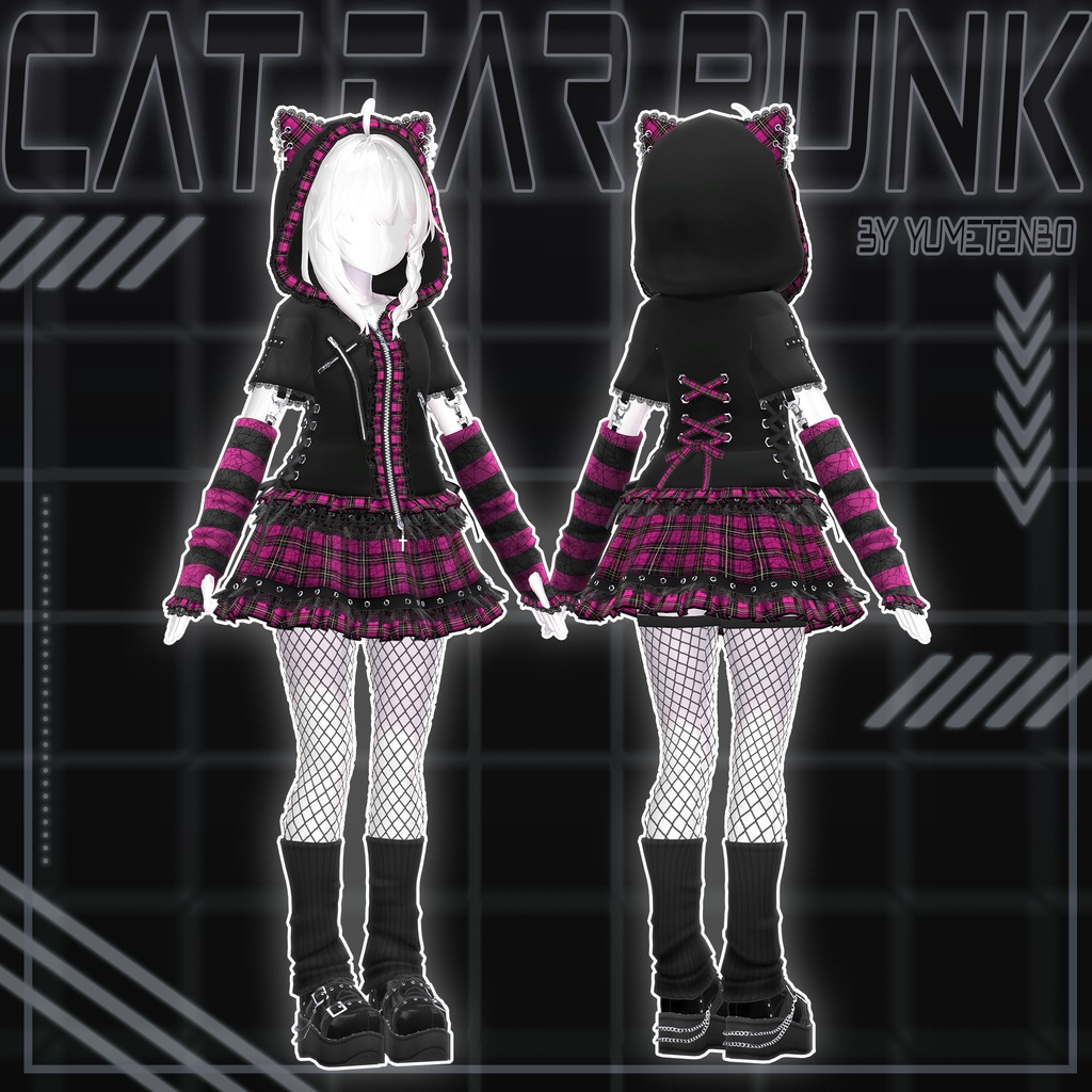✨Xプレゼント企画中✨CatEarPunk / 18アバター対応