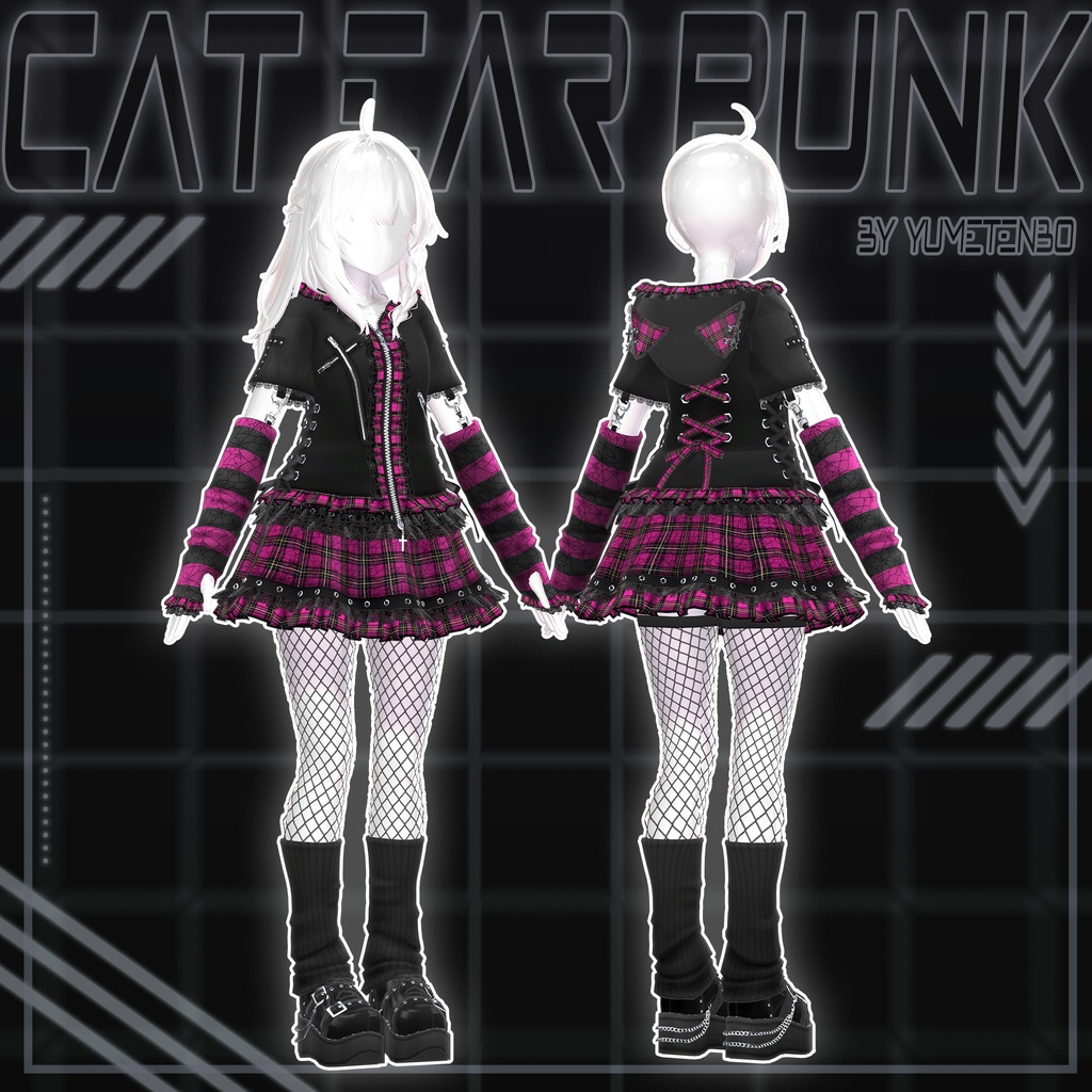 ✨Xプレゼント企画中✨CatEarPunk / 18アバター対応