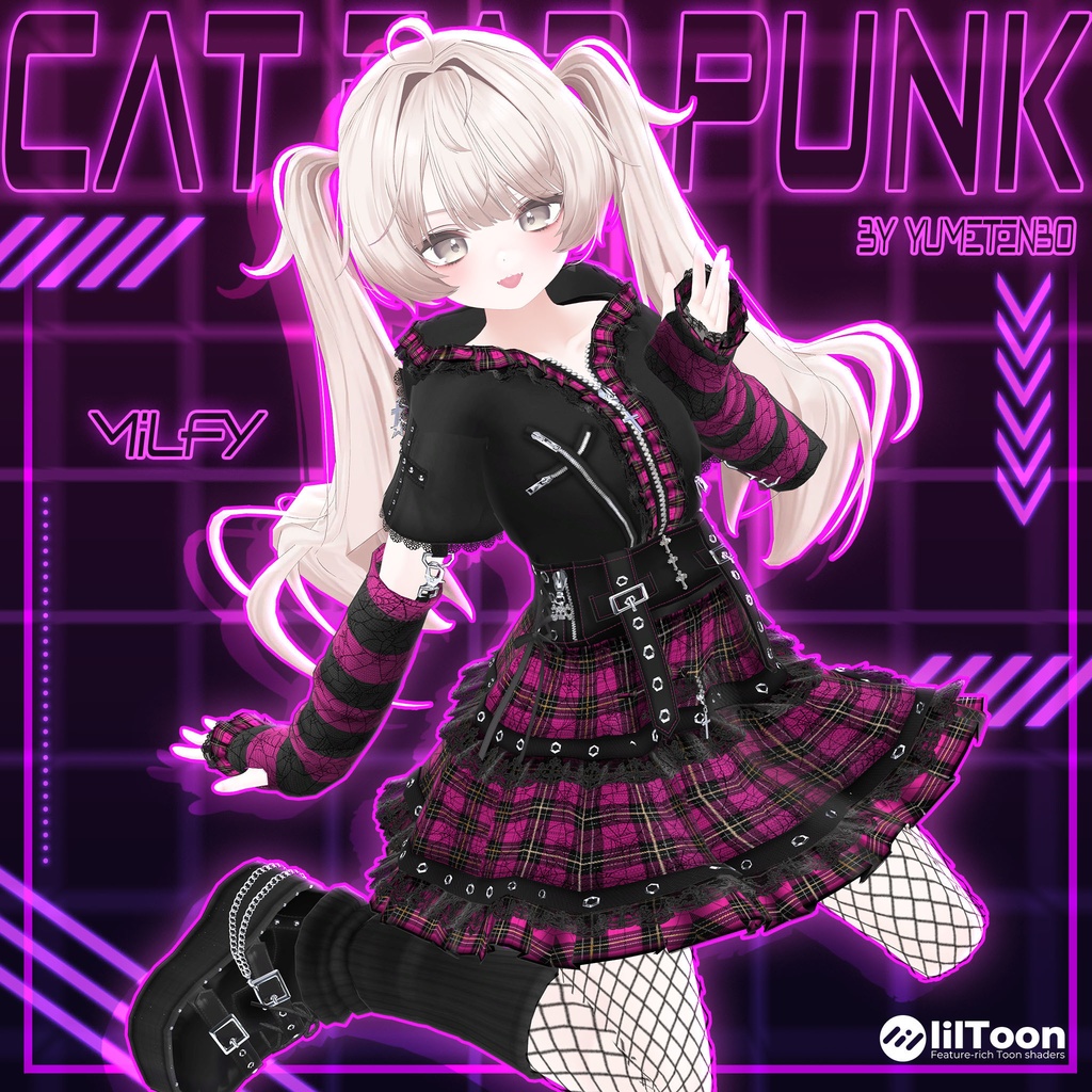 ✨Xプレゼント企画中✨CatEarPunk / 18アバター対応