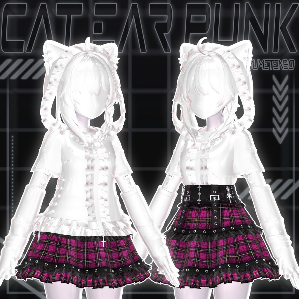 ✨Xプレゼント企画中✨CatEarPunk / 18アバター対応