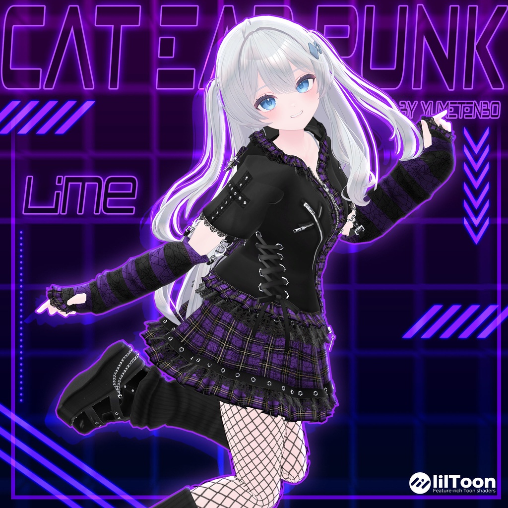 ✨Xプレゼント企画中✨CatEarPunk / 18アバター対応