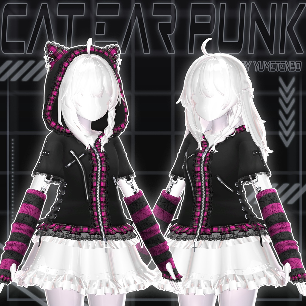 ✨Xプレゼント企画中✨CatEarPunk / 18アバター対応