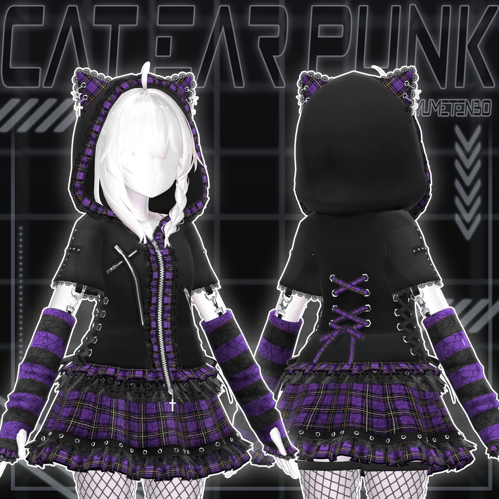 ✨Xプレゼント企画中✨CatEarPunk / 18アバター対応