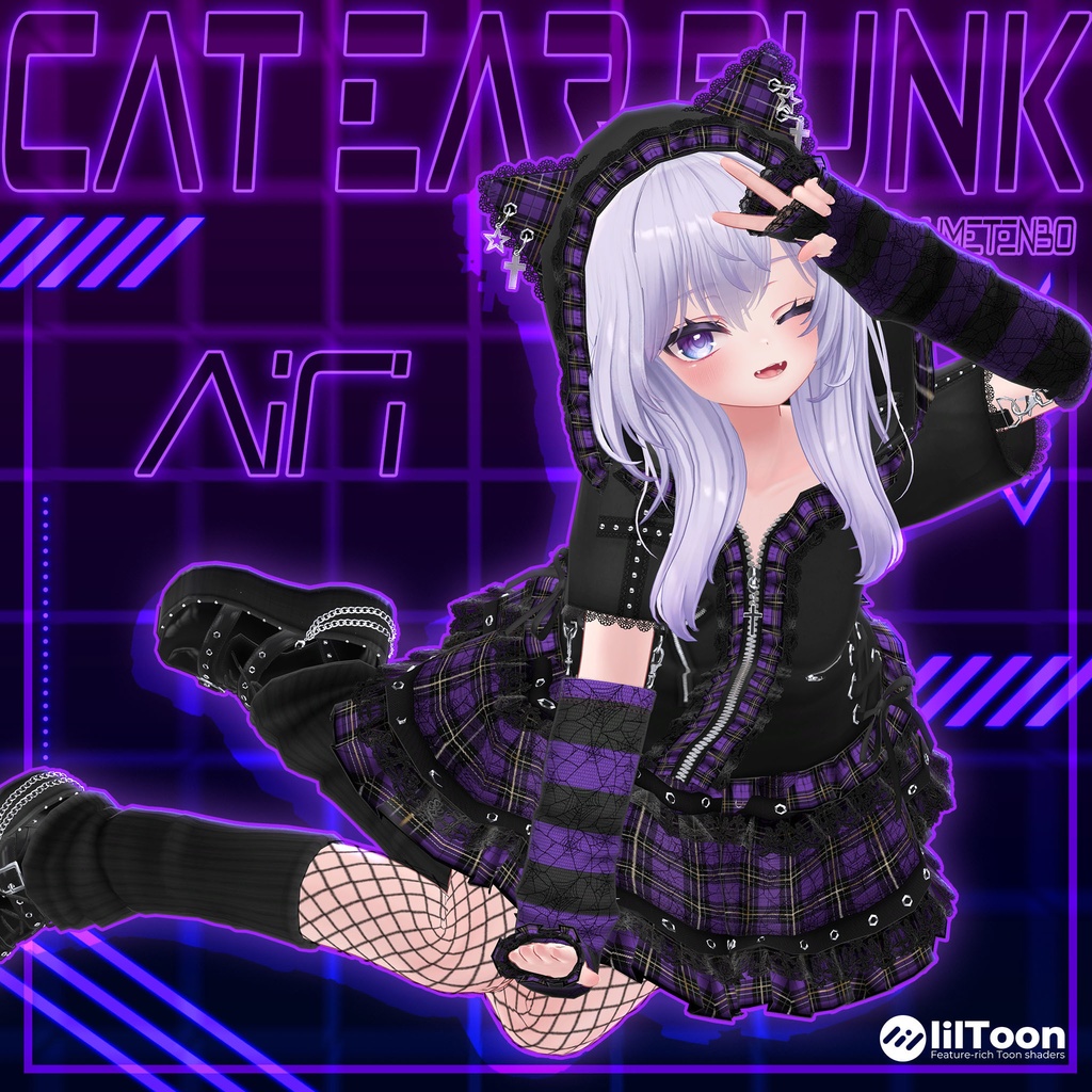 ✨Xプレゼント企画中✨CatEarPunk / 18アバター対応
